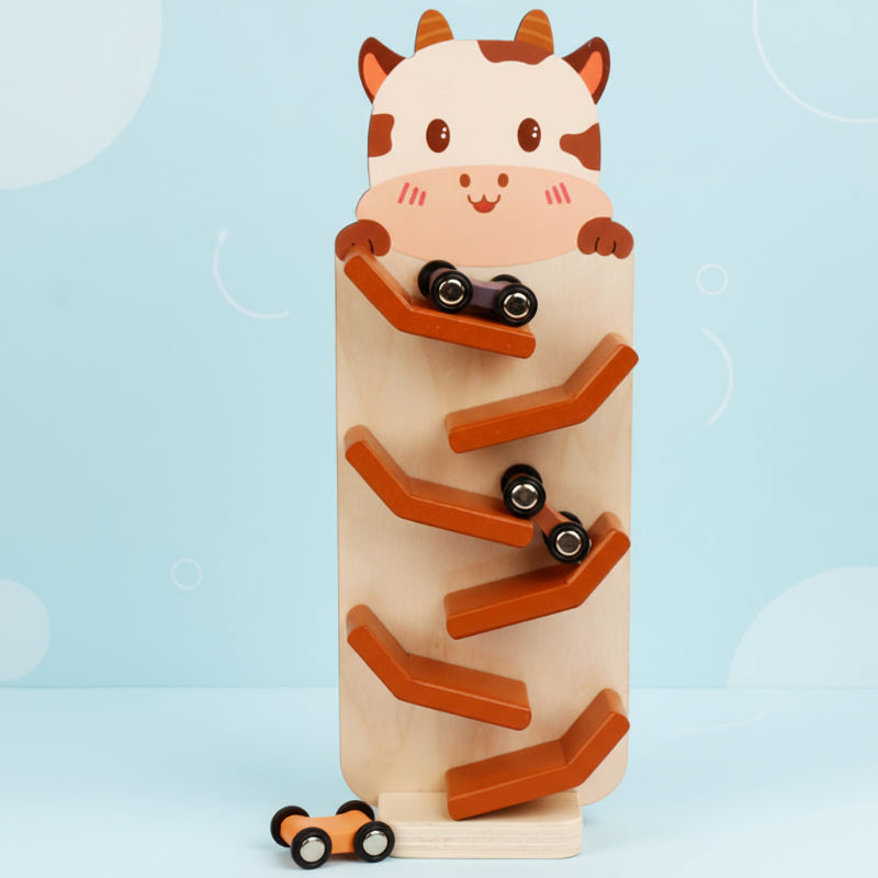 Active & Playful – Wood Car Roller Track