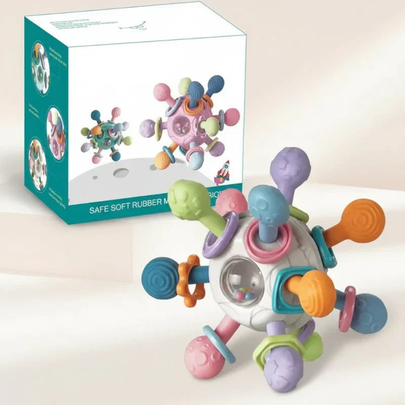 Plush & Safe – 3-in-1 Silicone Teether