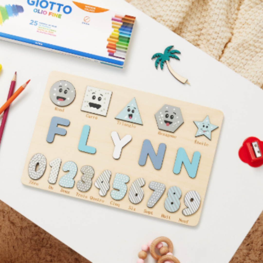 Your own name tag! - Name jigsaw puzzle
