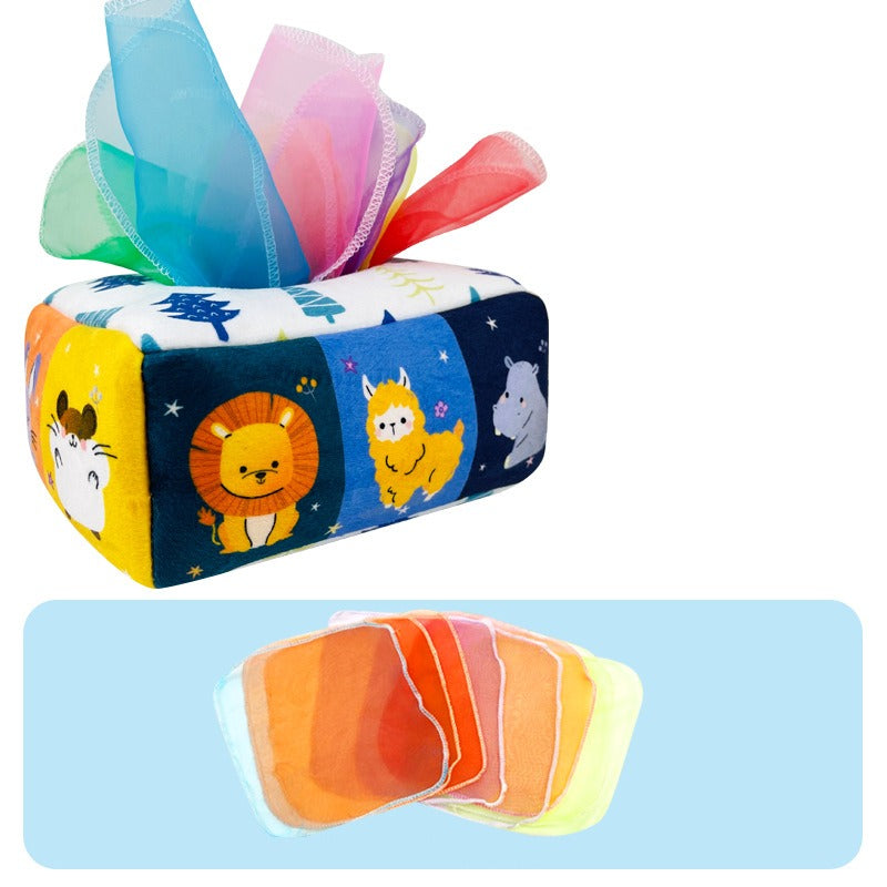 Handkerchiefs from a box - Handkerchief box for kids