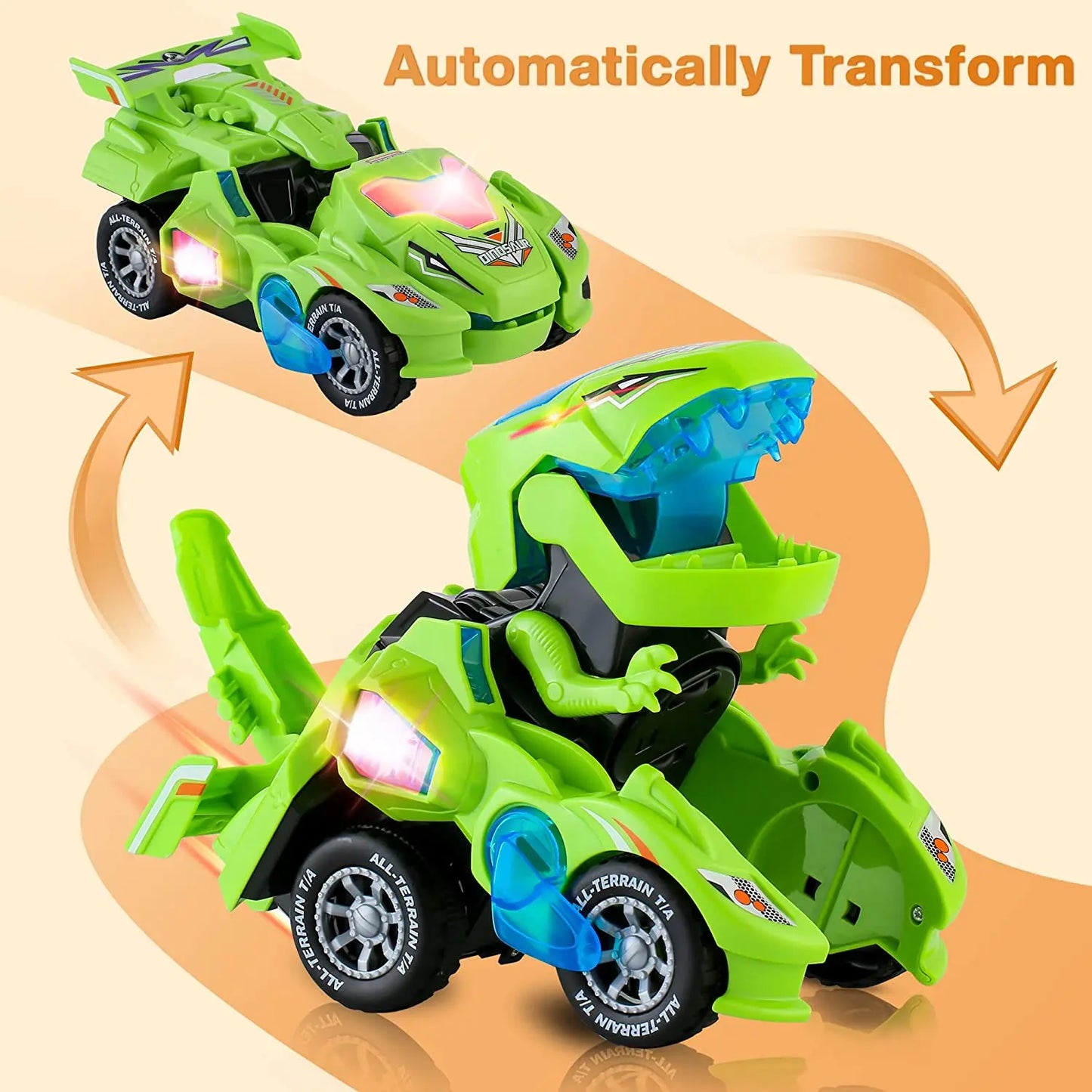 Transforming robot car
