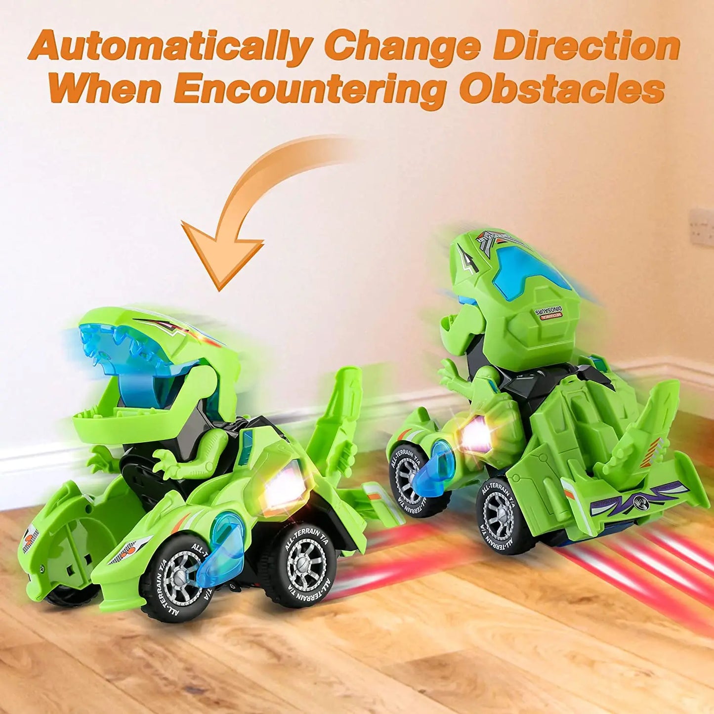 Transforming robot car