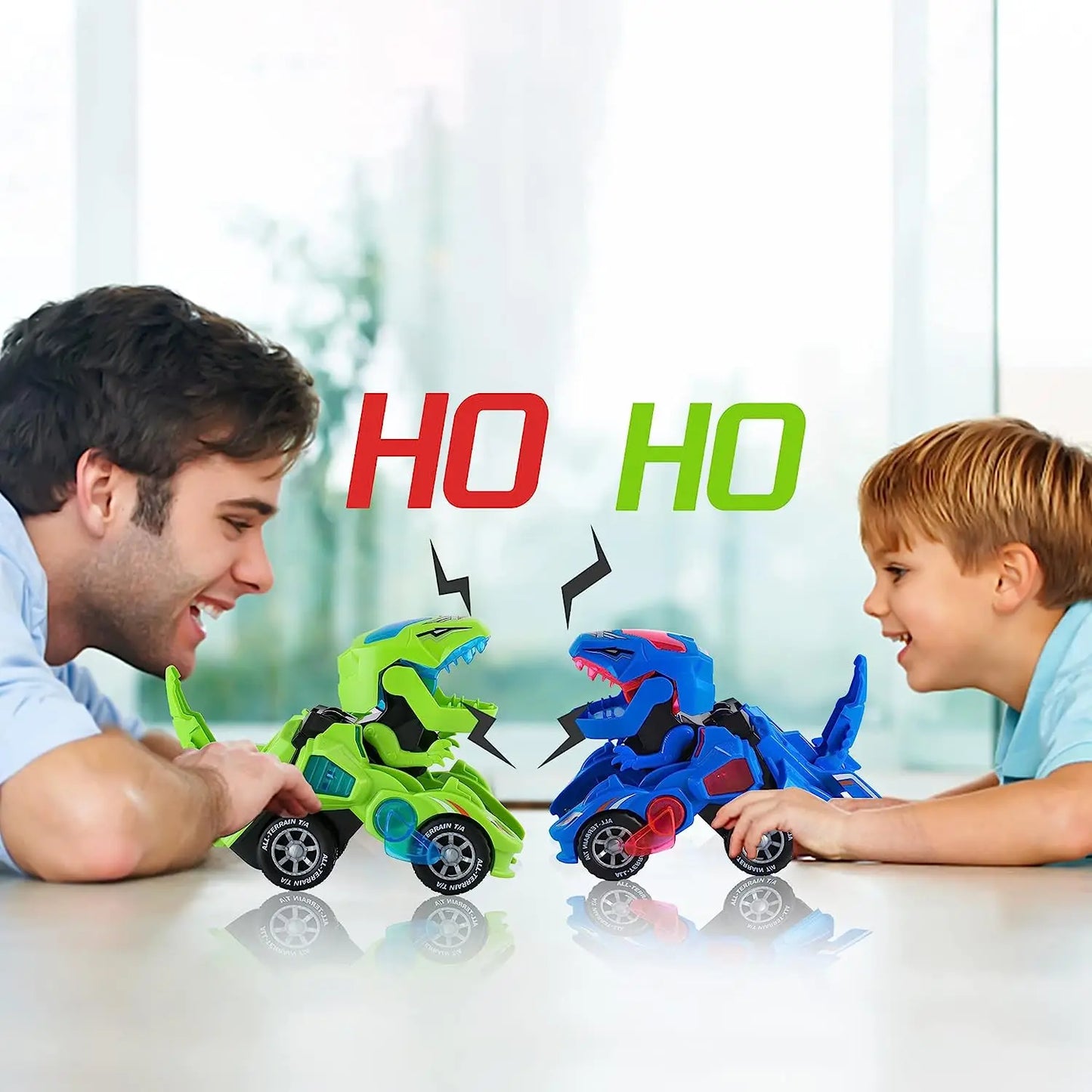 Transforming robot car