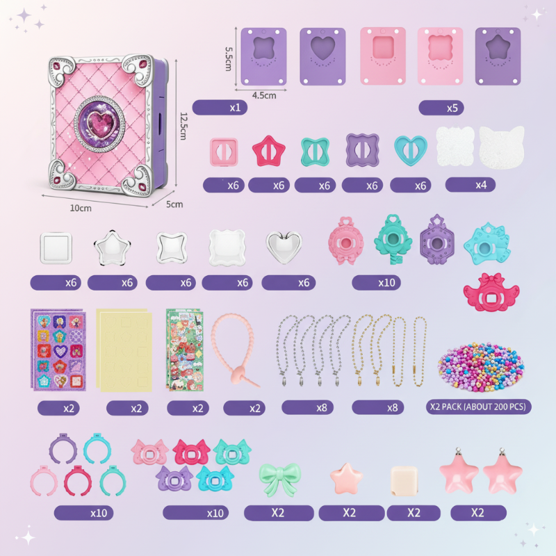 Playful & Innovative – DIY 3D stickers & jewelry craft kit