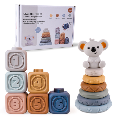 Stacking Tower - Chewing toys for babies