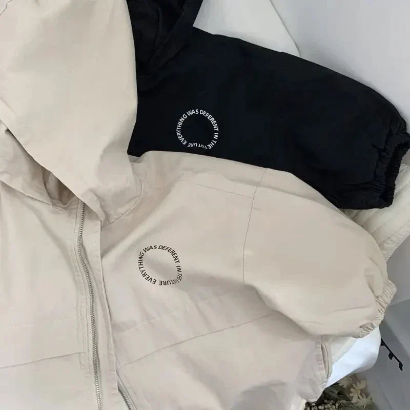 Weatherproof & Lightweight – Windbreaker Jacket with Hood