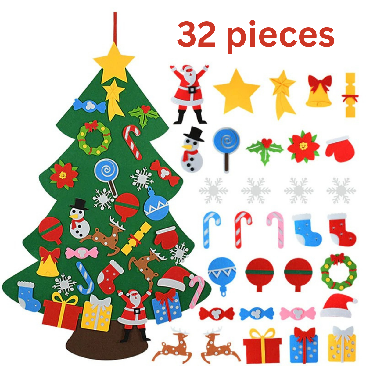 Innovative and educational - DIY Christmas tree and decorations