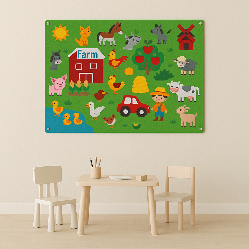 Meet the wonderful animals! - Felt board