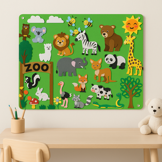 Meet the wonderful animals! - Felt board