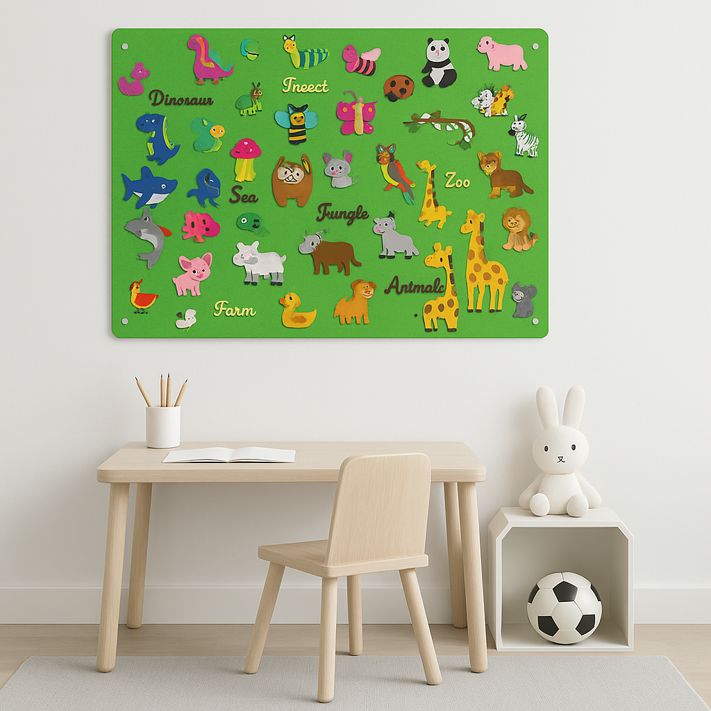 Meet the wonderful animals! - Felt board