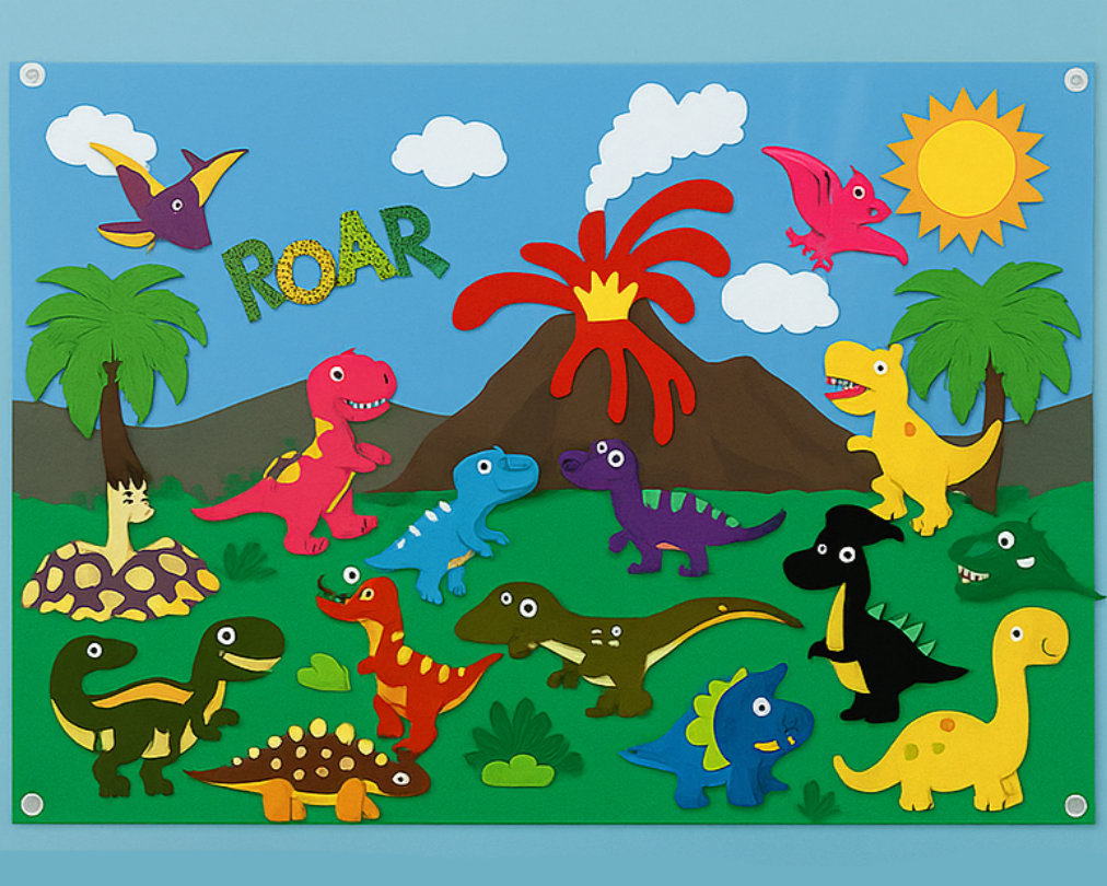 Meet the wonderful animals! - Felt board