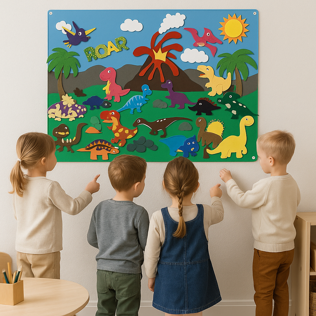 Meet the wonderful animals! - Felt board