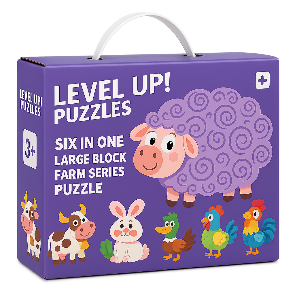 Fine Motor Skills & Innovative - 6-in-1 Puzzle