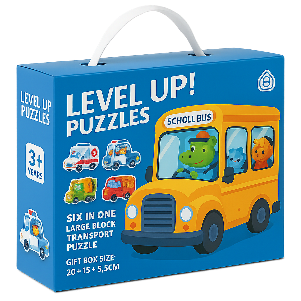 Fine Motor Skills & Innovative - 6-in-1 Puzzle