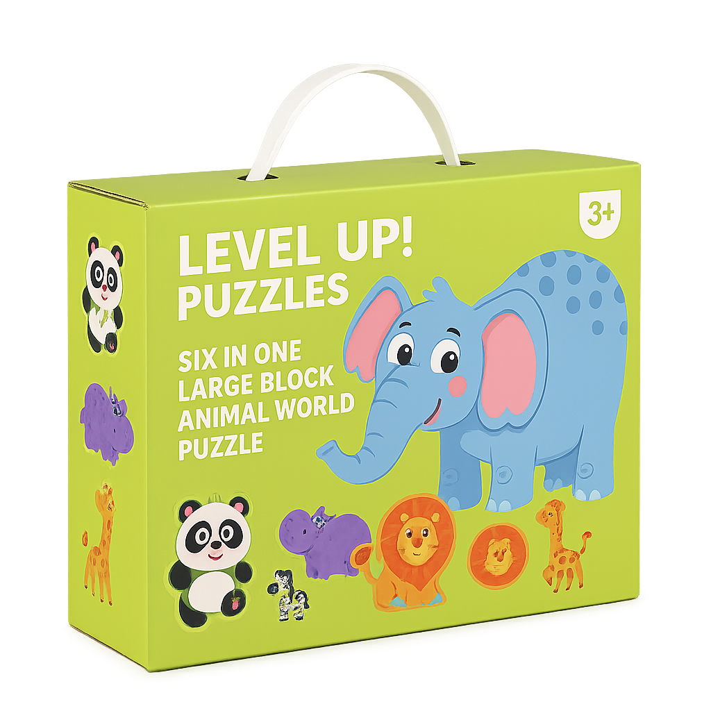 Fine Motor Skills & Innovative - 6-in-1 Puzzle