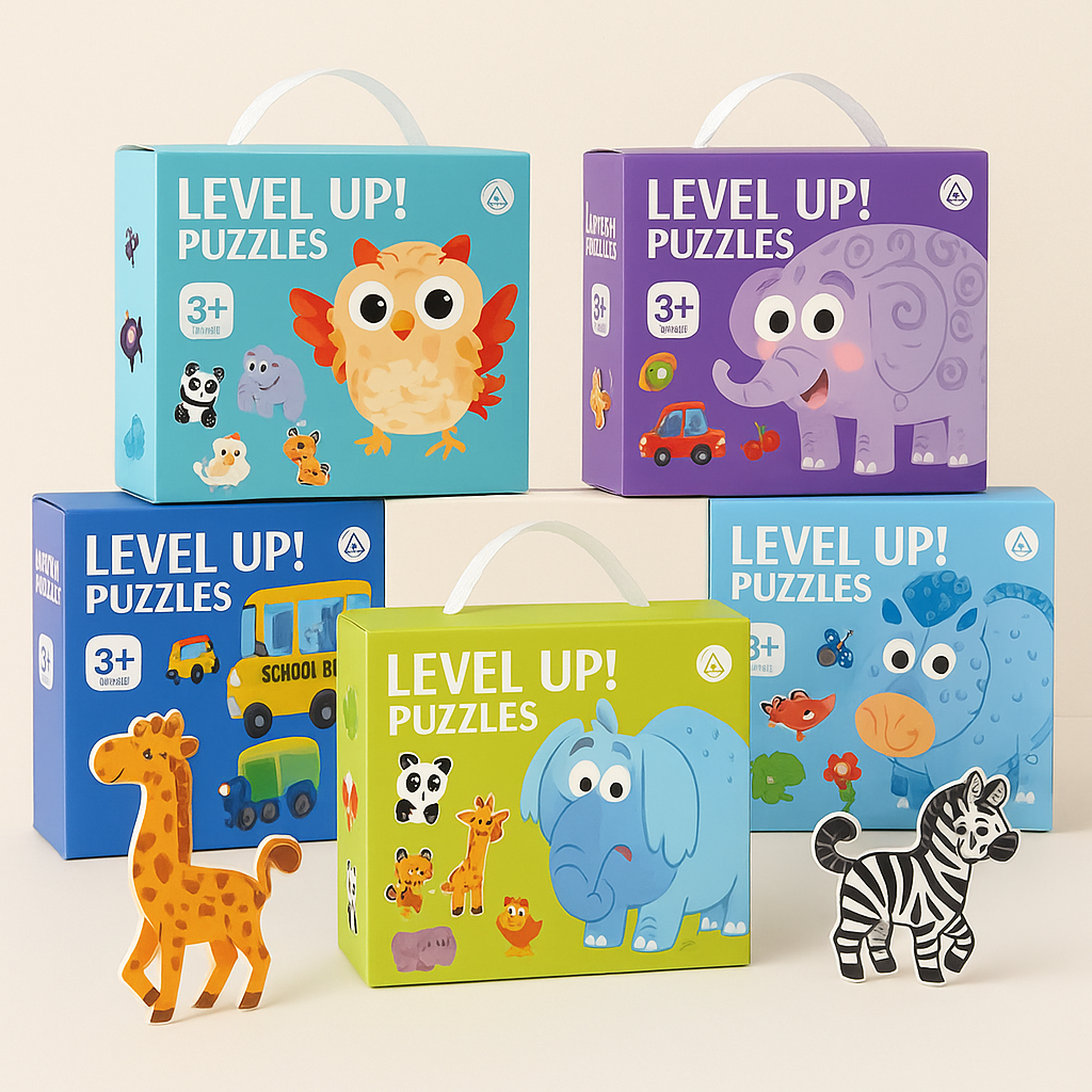 Fine Motor Skills & Innovative - 6-in-1 Puzzle