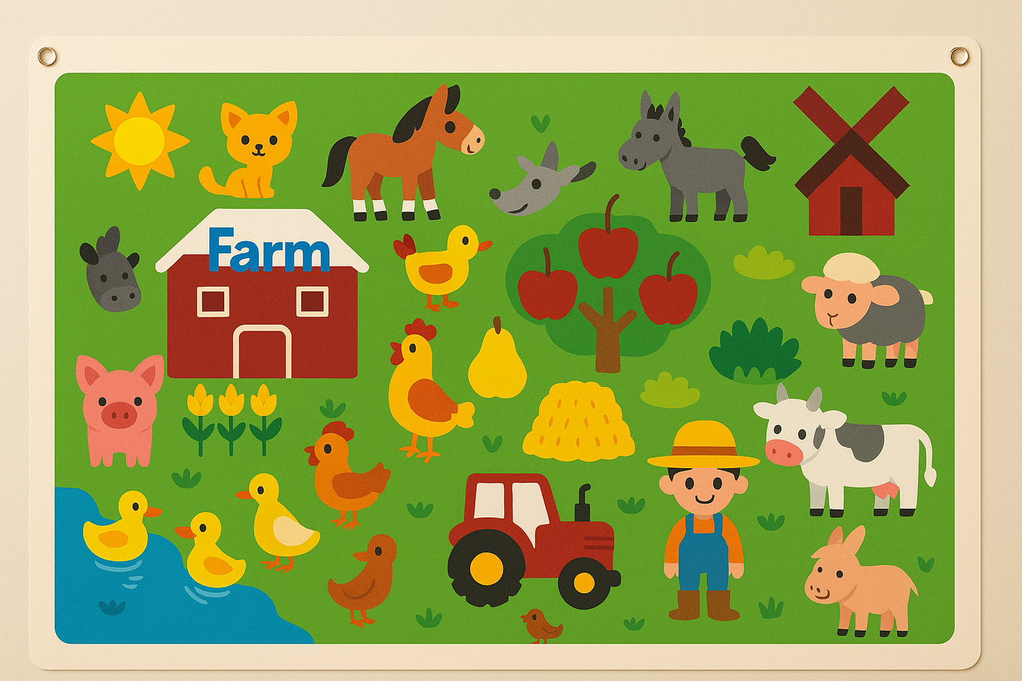 Meet the wonderful animals! - Felt board