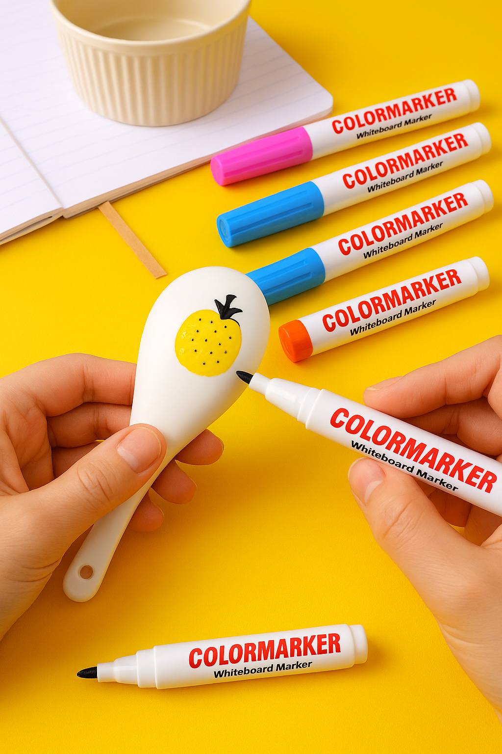 Innovative works of art in water - Watercolour sticker set (+ FREE ceramic spoon)