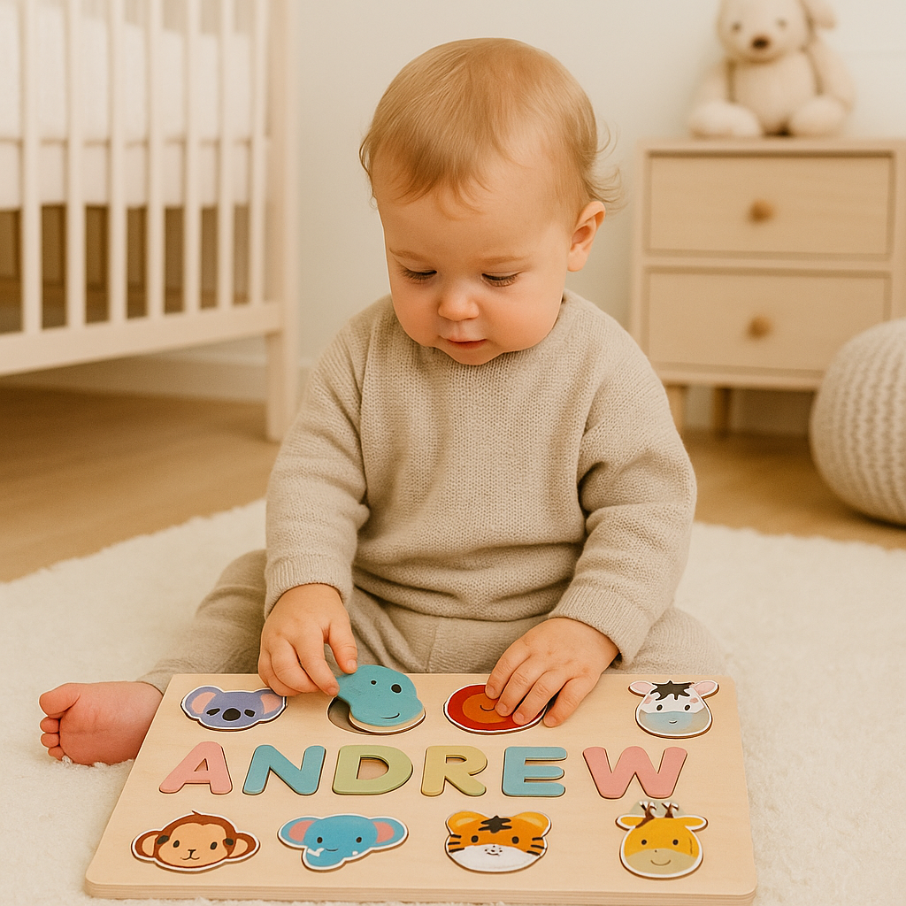 Your own name tag! - Name jigsaw puzzle