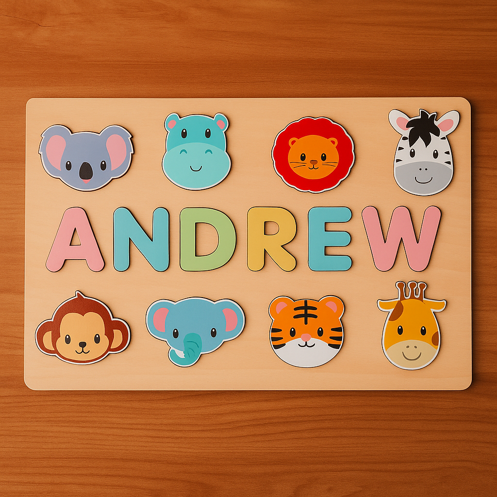 Your own name tag! - Name jigsaw puzzle