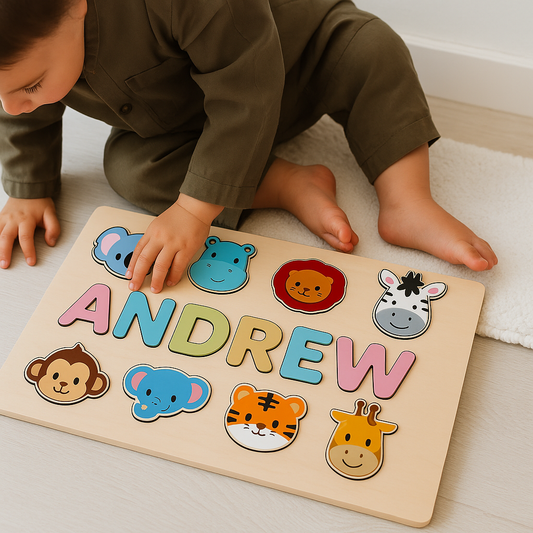 Your own name tag! - Name jigsaw puzzle