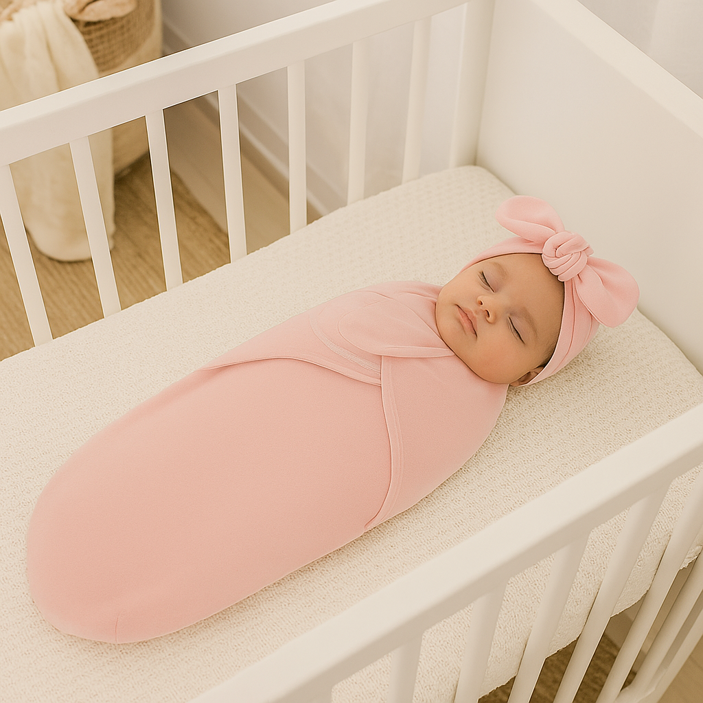 Peace & Comfort – Luxury Swaddle Blanket with Hat