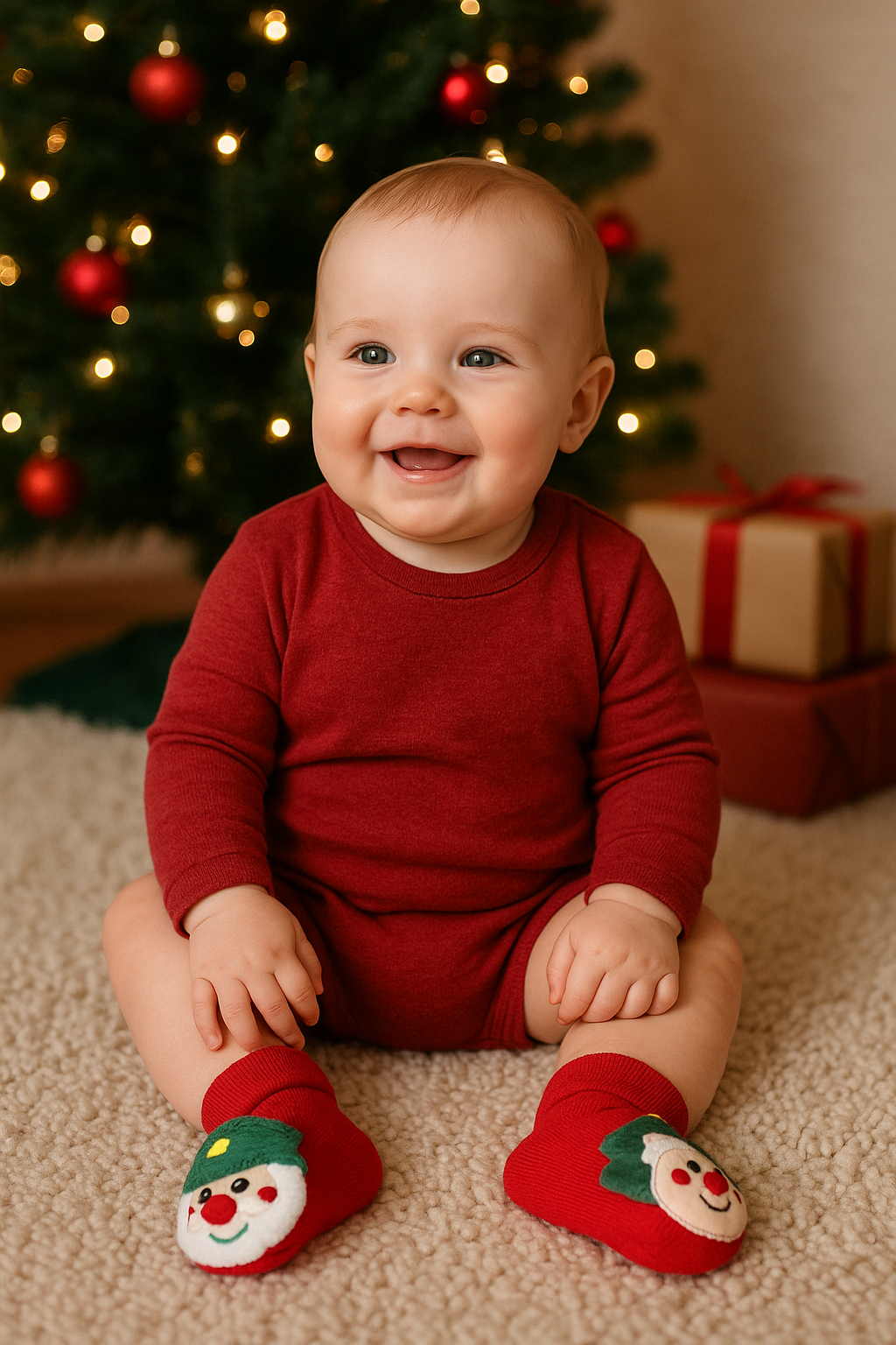 Thick & Comfortable – Winter Christmas Socks with Santa
