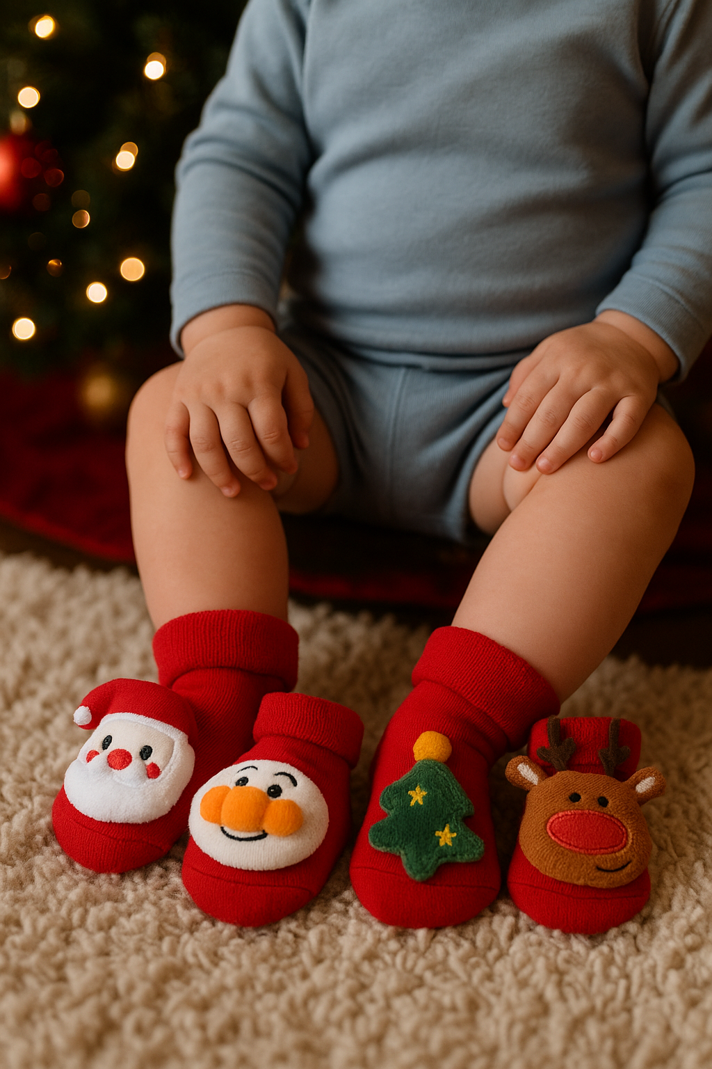 Thick & Comfortable – Winter Christmas Socks with Santa