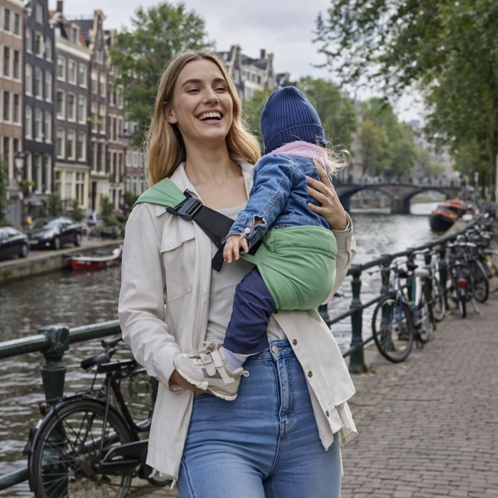 Extra Wide Carrying Strap - Ergonomic Hip Carrier