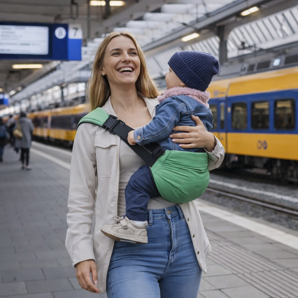 Extra Wide Carrying Strap - Ergonomic Hip Carrier