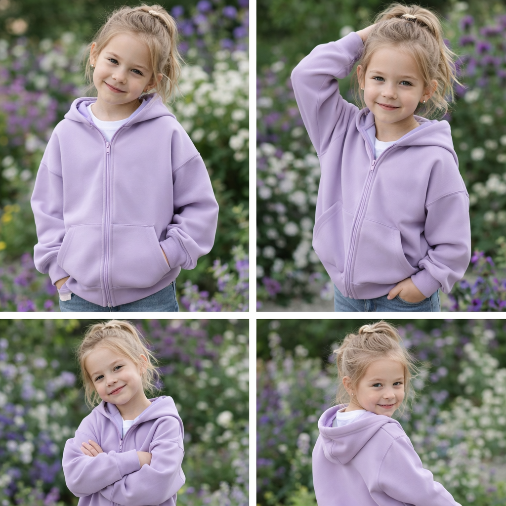 Trendy and practical – Hoodie for kids