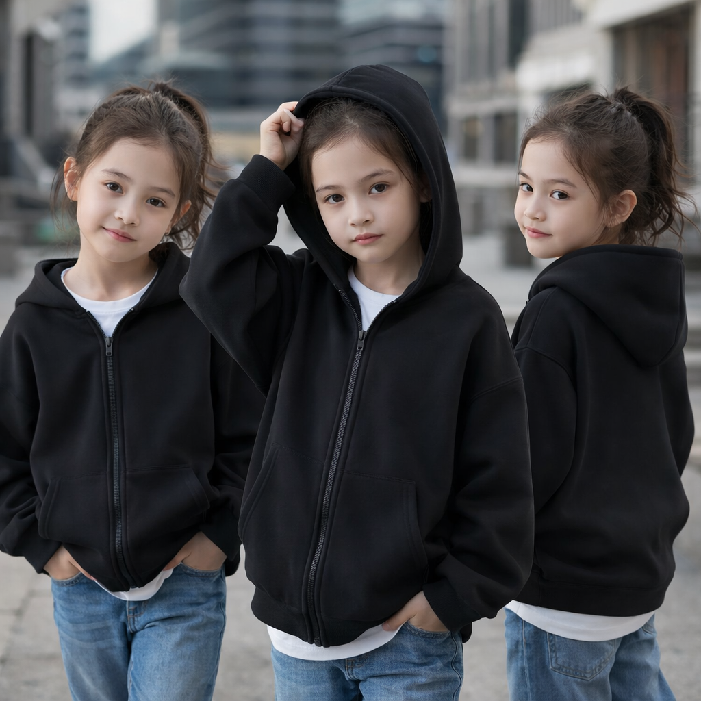 Trendy and practical – Hoodie for kids