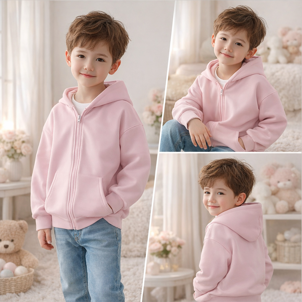 Trendy and practical – Hoodie for kids