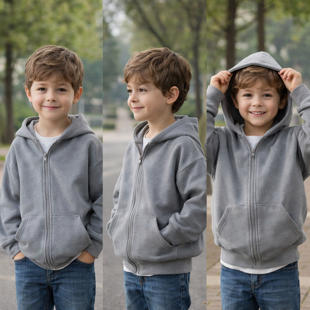 Trendy and practical – Hoodie for kids
