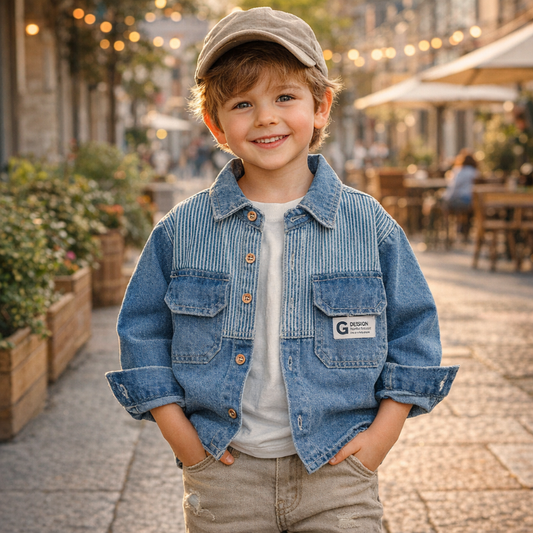Stylish & Sustainable – Denim Jacket for Boys
