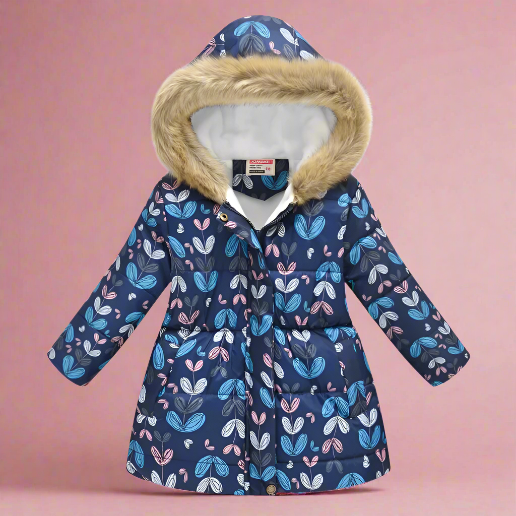 Elegant & Cozy – Quilted Winter Coat for Girls