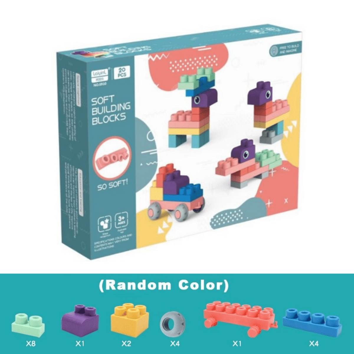 Building fun - Plush building blocks