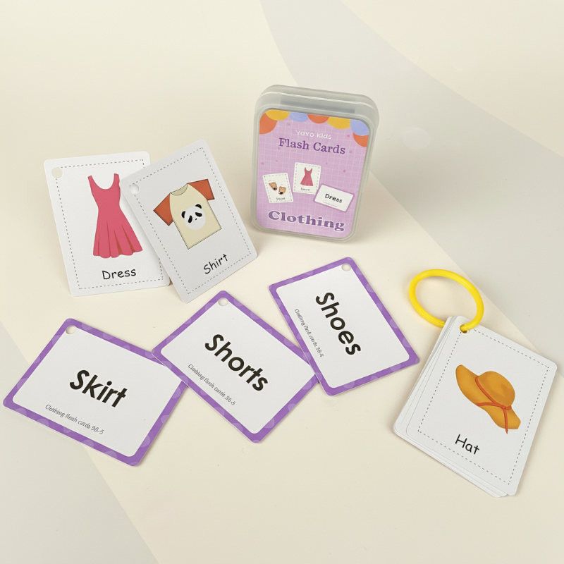 Cheerful & Language-rich – Educational Word Cards (English)