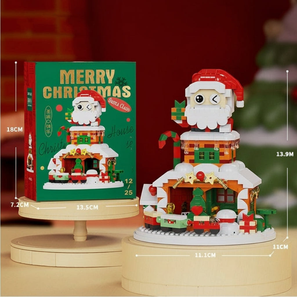 Cheerful & Decorative – Christmas Compact Building Blocks