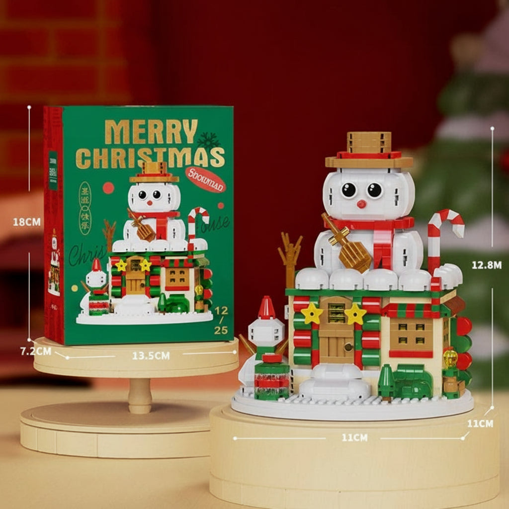 Cheerful & Decorative – Christmas Compact Building Blocks