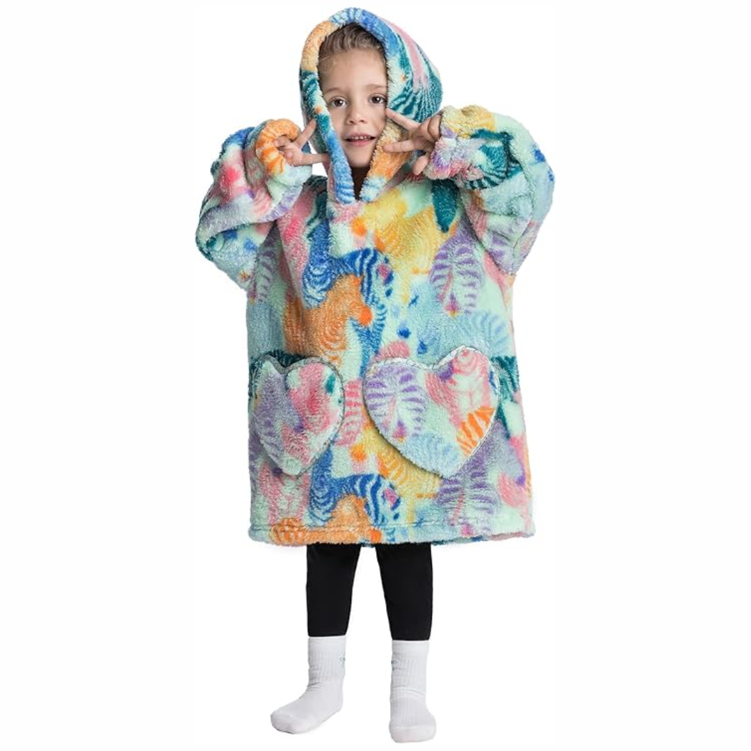 Cute and comfortable – Children's blanket with hood