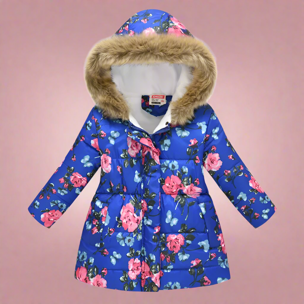 Elegant & Cozy – Quilted Winter Coat for Girls