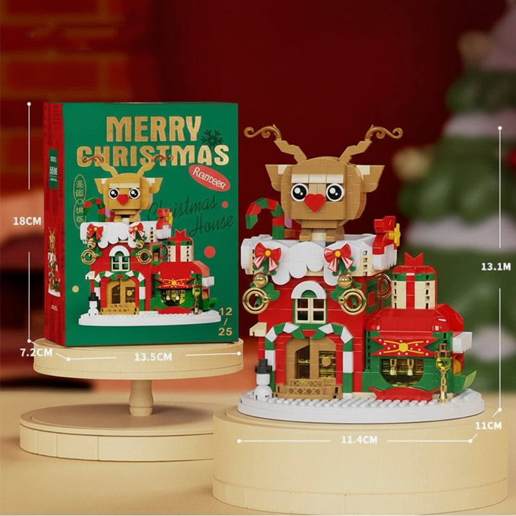 Cheerful & Decorative – Christmas Compact Building Blocks