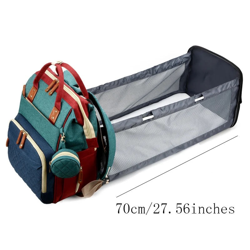 Always a Resting Place - 2-in-1 Diaper Bag with Infant Bed