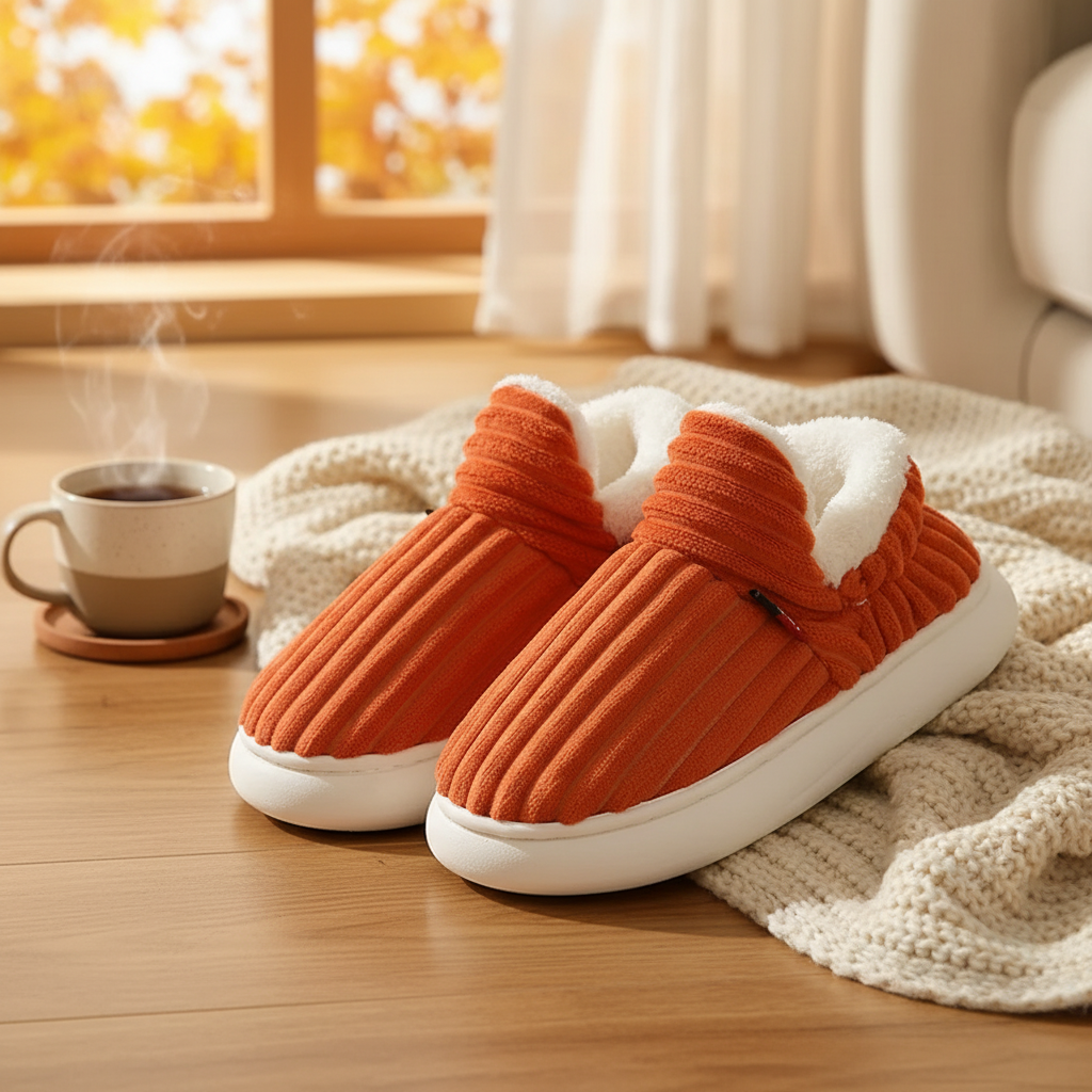 Cuddly Plush & Warm – Anti-Slip Slippers