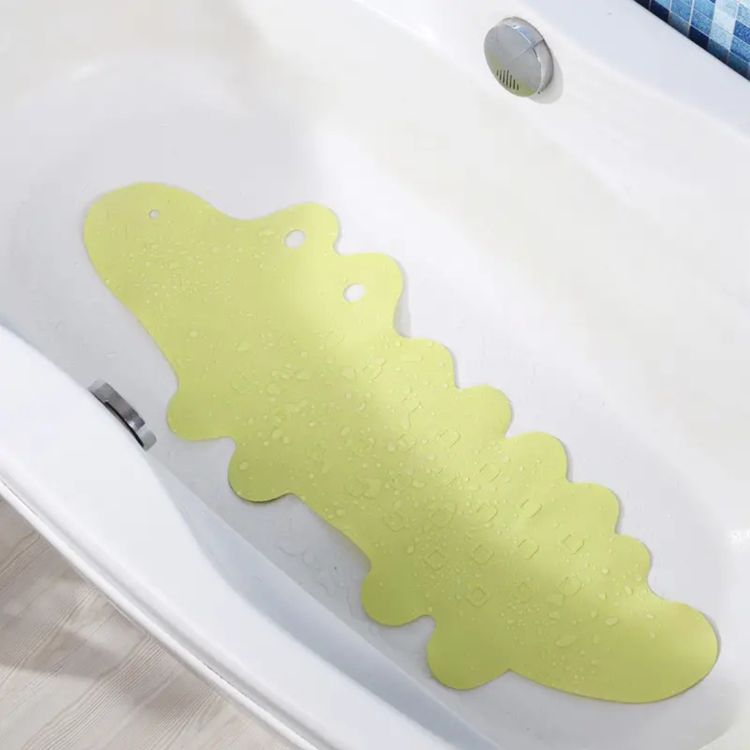 Non-slip & Safe – Crocodile Children's Bath Mat