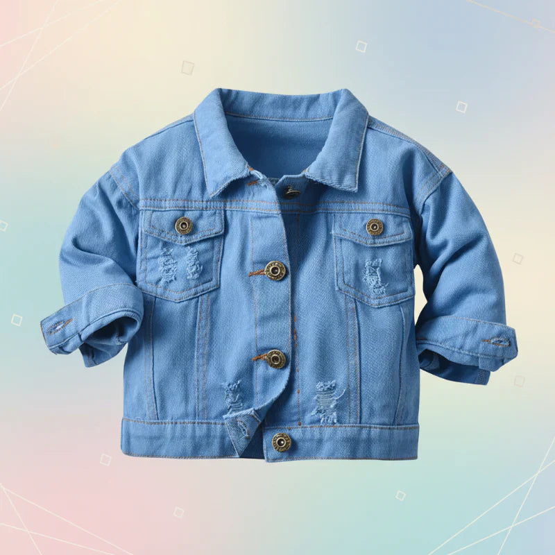 Candy Color Denim Jacket – Lightweight Denim Jacket for Children