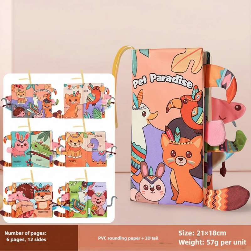 Colorful & Sensory – Infant tail book