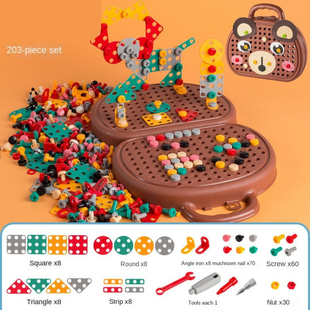 Build with a drill - Play drill set