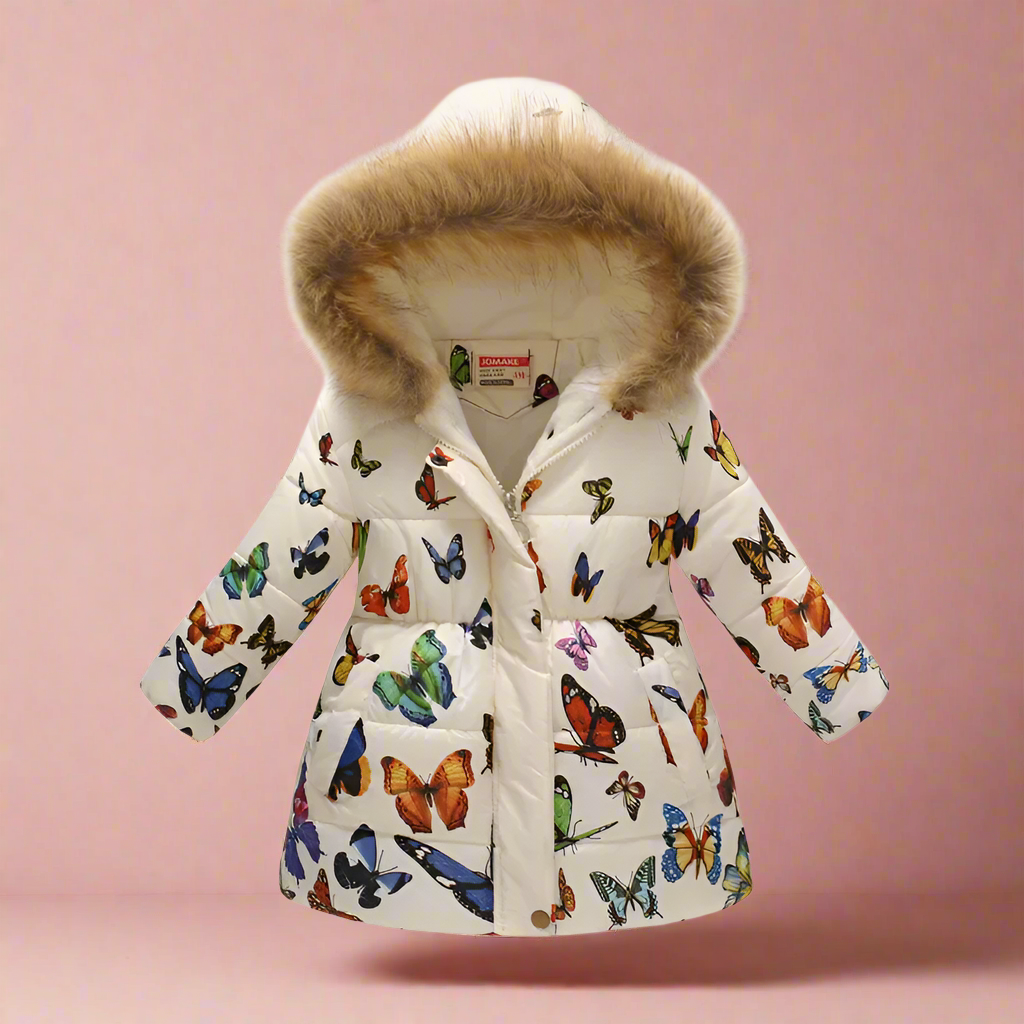 Elegant & Cozy – Quilted Winter Coat for Girls
